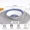 Série de Tigelas e Pratos Azul e Branco Tigelas Redondas para Arroz, Pratos de Servir, Tigelas Domésticas para Sopa, Tigelas para Macarrão, Produtos Cerâmicos Cerâmica Atacado