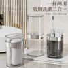 Lujo Ligero Simple Portátil Esencial para el Hogar y los Viajes Taza para Lavar Almacenamiento Dental Taza para Lavar de Doble Uso