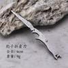 Cuchillo Plegable de Garra de Alta Dureza para Exteriores Portátil Cuchillo de Llavero Cuchillo de Garra Cuchillo para Abrir Cajas Mini Cuchillo Plegable para Fruta