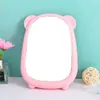 Espelho Grande Fofo e Bonito em Formato de Urso, Espelho de Mesa para Maquiagem, Espelho de Penteadeira, Espelho Dobrável de Desenho Animado para Quarto de Estudante