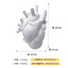Cross-border Hot Resin Vase Crafts Creative Heart Shape Sculpture Peças Técnicas Home Dried Flower Vase Decorações