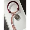 Moneda Espíritu de Montaña de Cobre Puro Pulsera de Cuerda Trenzada Hecha a Mano Joyería para Mujer Regalo de Pareja S426 Nuevo Estilo Chino
