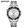 Marca Sanda Comercio Exterior Más Vendido Reloj para Hombre Resistente al Agua Correa Calendario Reloj Simple para Hombre Luminoso Negocios Reloj de Cuarzo