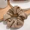 Anillo para el cabello de Corea del Sur Dongdaemun, nuevo estilo, grande, suave, de cuero PU, con forma de té con leche, elegante, para niñas, accesorios para el cabello