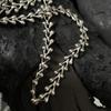 Collar Único de Quilla de Plata de Ley s925 para Mujer estilo ins Nicho Lujo Ligero Diseño Avanzado Estilo Fresco Cadena de Suéter de Quilla