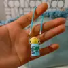 Cuerda de Cera L21 Mini Tetera Taza Termo Colgante Lindo Artificial DIY Taza de Agua Llavero de Dibujos Animados Mochila Bolsa Muñeca