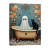 Pintura sin marco de Bruja Murciélago Casa Embrujada de Halloween Transfronteriza Pintura Decorativa para Sala de Estar Mural Más Vendido en Amazon Directo del Fabricante