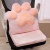 Cojín de Asiento de Dibujos Animados con Respaldo, Cojín de Pata de Gato, Cojín Integrado para Glúteos, Cojín de Asiento para Estar Sentado Mucho Tiempo en la Oficina, Cojín para Silla, Cojín para Glúteos de Estudiante