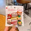 Diadema Pequeña de Princesa de Dibujos Animados Accesorios para el Cabello de Niños Goma Elástica para el Cabello que No Daña el Cabello Pasador de Pelo Adorno de Cabeza de Frutas Lindas para Niña Navidad