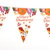 Tema de Fiesta de Acción de Gracias Bandeja de Papel Desechable de Acción de Gracias Vaso de Papel Servilleta Productos de Cumpleaños Set de Decoración