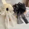 Grampo de Cabelo de Rede Popular Transfronteiriço com Laço Grande para Meio Preso no Cabelo, Presilha de Tubarão na Parte de Trás da Cabeça, Acessório de Cabelo Doce e de Alta Qualidade