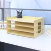 Portadocumentos de Escritorio Estante para Archivos Organizador Multicapa A3 8k Caja de Almacenamiento para Oficina Caja para Documentos Estantería para Estudiantes A4
