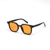 Xunge Square Óculos de Sol Armação Preta Estilo Coreano Masculino Retro Blush Óculos de Sol Armação Grande Feminina 2022 Novo