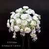 Arreglos Florales de Boda Estilo Bosque, Macetas Colgantes, Flores de Seda, Decoraciones de Pasillo, Decoraciones para la Ceremonia de Entrega del Coche de Boda, Escaparates, Plantas Verdes