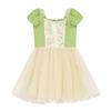 Vestido de Princesa de Algodón para Niñas, Vestido de Malla de Alta Calidad para Niños Pequeños, Blancanieves, Sirena, Princesa Sapo, Rapunzel