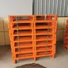 Pallets Metálicos, Hechos a Medida No Estándar, Reforzados por Ambos Lados, Entrada por Cuatro Lados, Pallets para Montacargas de Alta Resistencia, Pallets de Hierro para Almacén Frío de Supermercado
