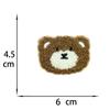 Pegatina de Tela Adhesiva de Dibujos Animados Perro West Highland Toalla Bordada Pegatina Bordada Carcasa de Teléfono Móvil Accesorios para Ropa Zapatos y Sombreros Parche Decorativo Adhesivo