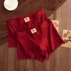 Calzoncillos tipo bóxer de algodón para hombre para el Año del Caballo, Cómodos y Transpirables, Ropa Interior Roja de la Suerte para Hombre