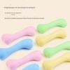 Novo TPR Pet Toy Sabor de Leite Espuma Ossos Redondos Molar Dentes Limpeza Candy Color Pequenos Ossos Brinquedo para Cães