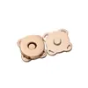 Venta Directa de Fábrica Botón Magnético de Cierre de Flor de Ciruelo de Aleación Botón Magnético Invisible Cosido a Mano DIY para Abrigos y Bolsas