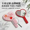Espejo de mano en forma de corazón disponible en stock del fabricante, espejo de maquillaje portátil en forma de corazón, regalo promocional corporativo creativo, espejo de belleza al por mayor