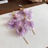 Pinzas para Orejas~ La Isla y el Mar se Encuentran en un Diseño de Malla Floral para Mujeres Sin Perforaciones, Pendientes Estilo Vacaciones Bohemias, Accesorios para Orejas Frescos y Dulces