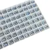 Azul claro Super Flash Invertido Fundo Plano Diamante Octogonal Nail Art Joia para Unhas Boutique K9 Quadrado Azul Mahjong Joias para Nail Art