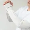 Mangas de Protección Solar para Hombre, Corte Holgado, Talla Grande, Protección UV para Exteriores, Mangas de Brazo de Seda Helada Transpirables, Mangas de Hielo para Conducir y Ciclismo