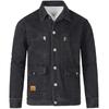 Outono e inverno transfronteiriços novo casaco jeans masculino moda coreana multi-bolso lapela casual jaqueta jeans masculina