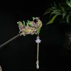 Novo Estilo Pente de Madeira de Fênix Estilo Antigo, Novo Pente de Borla de Alto Padrão Estilo Chinês, Pente para Cheongsam, Pente para Hanfu, Pente para Coque, Acessório de Cabelo