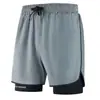 Pantalones cortos de running talla grande para hombre y mujer, finos de verano, nuevos, de secado rápido, para entrenamiento, fitness, pantalones casuales deportivos