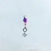 Brinco Pingente G23 Titânio Liga de Titânio Astmf-136 Zircônia Redonda Única Marquise Piercing Labial Stud de Titânio com Rosca Interna
