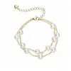 Joyería Transfronteriza Europea y Americana, Nuevas Pulseras de Perlas Retro Francesas, Joyería de Moda para Mujer al por Mayor, Accesorios de Mano Estilo Ins