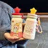 Taza Termo Estrella Modelo Nuevo 2026 para Niños y Niñas, Taza de Acero Inoxidable con Popote de Dibujos Animados de Alto Valor, Taza Portátil y Linda