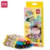 Crayones de Óleo Deli para Graffiti y Pintura, Adecuados para Niños y Estudiantes de Primaria, Disponibles en 12 o 18 Colores, Lavables