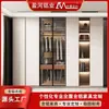 Armario de Aleación de Aluminio Combinación Estilo Lujo Ligero Decoración del Hogar Dormitorio Armario Metálico Personalización para Toda la Casa Muebles Completamente de Aluminio Fábrica de Origen