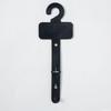 Gancho de Plástico Negro para Cinturón Gancho Plano Simple Ultraligero Ganchos de Exhibición para Cinturón de Cintura Fabricante