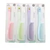 Peine de Moda Peine de Dos Tonos Peine con Cabeza Alisadora Peine de Bloqueo de Color Peine de Dientes Medios Dientes Finos Peine para Cabello Largo de Mujer Peine de Maquillaje