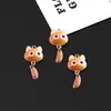 Gato Lindo de Ojos Grandes Colgante de Aleación con Goteo de Aceite Colgante para Collar Pulsera Hecho a Mano Materiales para Joyería Accesorios
