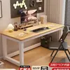 Escritorio de Computadora Dormitorio Hogar Escritorio Simple Mesa de Estudio para Estudiante Escritorio Rectangular Moderno de Escritorio Reforzado Engrosado