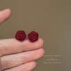 Pendientes de Corazón de Moda Coreana Más Vendidos, Clavos Geométricos Simples y de Alta Gama, Pendientes Versátiles y Elegantes para Mujer