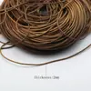 Fabricante Yabin Guangzhou Cordão de Couro 75cm, Cordão Liso de Couro Bovino Vendido por Metro, Acessórios para Joias DIY, Componentes de Joias
