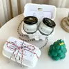 Caja de embalaje desechable, caja de regalo, caja de regalo navideña de pulpa de papel, ecológica y biodegradable, caja de almacenamiento a prueba de golpes de dos piezas
