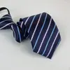 Corbata de Hombre 8cm Formal Nudo Hecho a Mano Sin Nudos Cremallera Camisa de Mujer Negocios Gama Alta Estampada Azul Oscuro Rojo Negro