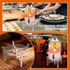 Dispensador de Bebidas de Jugo Acrílico Transparente Transfronterizo Hervidor Soporte para Pastelería Contenedor para Bar Bistro Mesa de Soporte