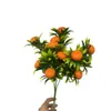Ramas Pequeñas de Frutas Artificiales, Racimos de Fresas de 5 Ramas, Flores Falsas, Ramo de Flores DIY de Rama de Fruta, Decoración de Sala de Estar, Granada para Año Nuevo