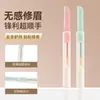 Set Cilíndrico Telescópico para Recortar Cejas, Navaja de Acero Inoxidable para Cejas de Microdistancia, Herramienta de Belleza, Navaja Telescópica Segura para Recortar Cejas