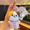 Chaveiro Pingente Pelúcia Gatinho Pequeno Estilo Chinês Original Novo Charme para Bolsa Fofo Boneco Desenho Animado Venda por Atacado