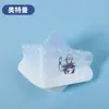 Máscara Kn95 Infantil Personalizada 3D Estéreo Formato de Peixe Boca de Peixe Formato de Folha de Salgueiro Branca para Meninos e Meninas