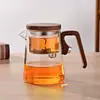 Conjunto de Copo de Chá de Vidro com Levitação Magnética para Separação de Água e Chá com Uma Tecla para Casa Escritório Pessoa Preguiçosa Artefato Automático para Preparo de Chá